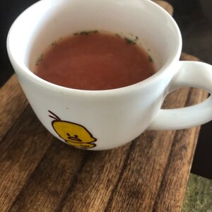 トマト缶で作る簡単濃厚トマトスープ♡